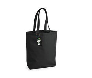 Westford Mill WM671 - Fairtrade cotton camden shopper Black