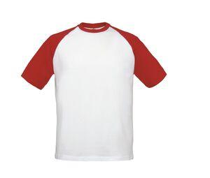 B&C BC231 - Baseball Kids White/Red