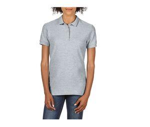 GILDAN GN859 - Premium Cotton Ladies' Double Piqué Polo Sport Grey