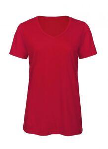 B&C BC058 - TW058 V TRI-BLEND WOMEN Red