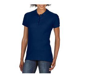 GILDAN GN48L - SOFSTYLE DOUBLE PIQUE POLO WOMEN Navy