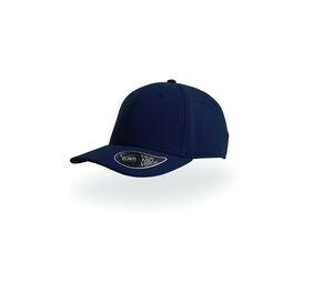 ATLANTIS AT059 - Casquette 6 pans Mid Visor jersey Navy