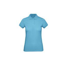 B&C BC401 - Polo bio femme Very Turquoise