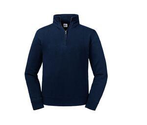 RUSSELL RU270M - Sweat col zippé Authentic French Navy