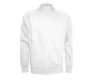 JHK JK296 - Duża bluza z suwakiem White