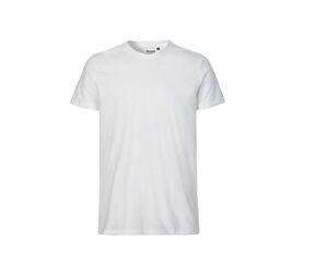 Neutral O61001 - Dopasowana męska koszulka White