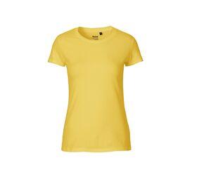 Neutral O81001 - Dopasowana koszulka damska Yellow