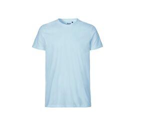 Neutral O61001 - Dopasowana męska koszulka Light Blue