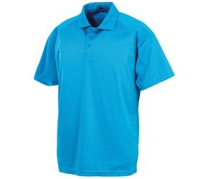 Spiro SP288 - Oddychająca koszulka polo AIRCOOL Ocean Blue