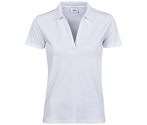 Tee Jays TJ1409 - Damska luksusowa koszulka polo z dekoltem w szpic White