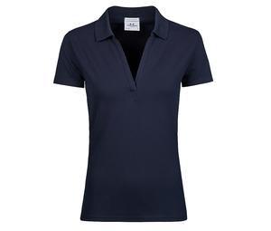 Tee Jays TJ1409 - Damska luksusowa koszulka polo z dekoltem w szpic Navy