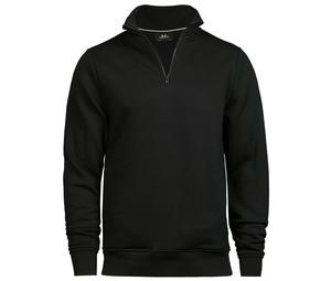 Tee Jays TJ5438 - Męska bluza na pół zamka Black