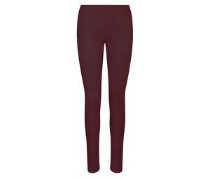 JUST COOL JC070 - Legging de sport femme Burgundy