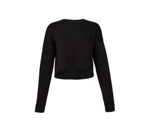 Bella+Canvas BE7503 - Short round neck sweatshirt Black