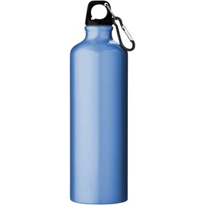 PF Concept 100297 - Aluminiowa butelka na wodę Oregon z karabińczykiem o pojemności 770 ml Light Blue