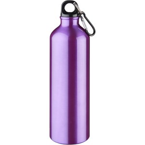 PF Concept 100297 - Aluminiowa butelka na wodę Oregon z karabińczykiem o pojemności 770 ml Purple