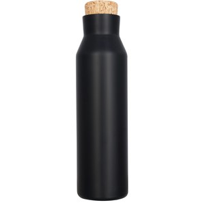 PF Concept 100535 - Butelka Norse z izolacją próżniowo miedzianą zamykana korkiem Solid Black