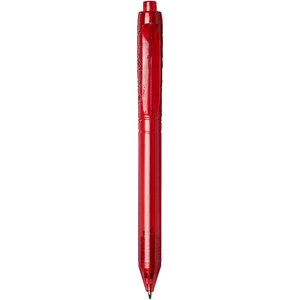 PF Concept 106578 - Długopis z recyklingu Vancouver Czerwony przezroczysty