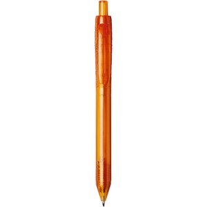 PF Concept 106578 - Długopis z recyklingu Vancouver Pomaranczowy przezroczysty