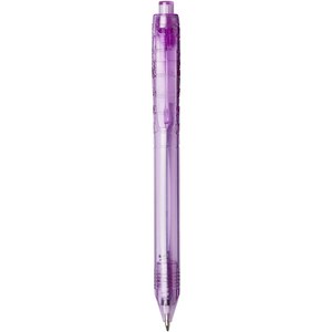 PF Concept 106578 - Długopis z recyklingu Vancouver Przezroczysty fioletowy