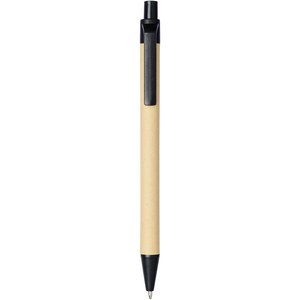 PF Concept 107384 - Długopis Berk z kartonu z recyklingu i plastiku kukurydzianego Solid Black