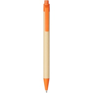 PF Concept 107384 - Długopis Berk z kartonu z recyklingu i plastiku kukurydzianego Orange