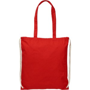 PF Concept 120276 - Plecak Eliza wykonany z bawełny o gramaturze 240 g/m² ze sznurkiem ściągającym Red