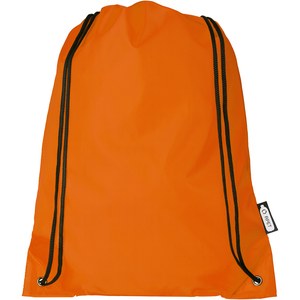 PF Concept 120461 - Plecak Oriole ze sznurkiem ściągającym z recyklowanego plastiku PET Orange