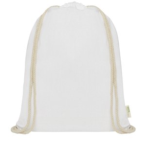 PF Concept 120490 - Orissa  plecak ściągany sznurkiem z bawełny organicznej z certyfikatem GOTS o gramaturze 100 g/m² White