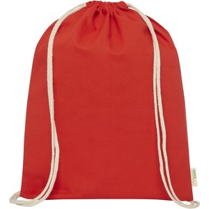 PF Concept 120490 - Orissa  plecak ściągany sznurkiem z bawełny organicznej z certyfikatem GOTS o gramaturze 100 g/m² Red