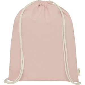 PF Concept 120490 - Orissa  plecak ściągany sznurkiem z bawełny organicznej z certyfikatem GOTS o gramaturze 100 g/m² Pale blush pink