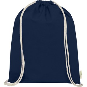PF Concept 120490 - Orissa  plecak ściągany sznurkiem z bawełny organicznej z certyfikatem GOTS o gramaturze 100 g/m² Navy