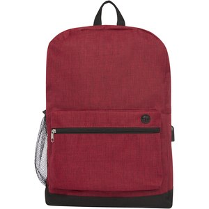 PF Concept 120511 - Biznesowy plecak na laptopa 15,6 cala Hoss Heather dark red