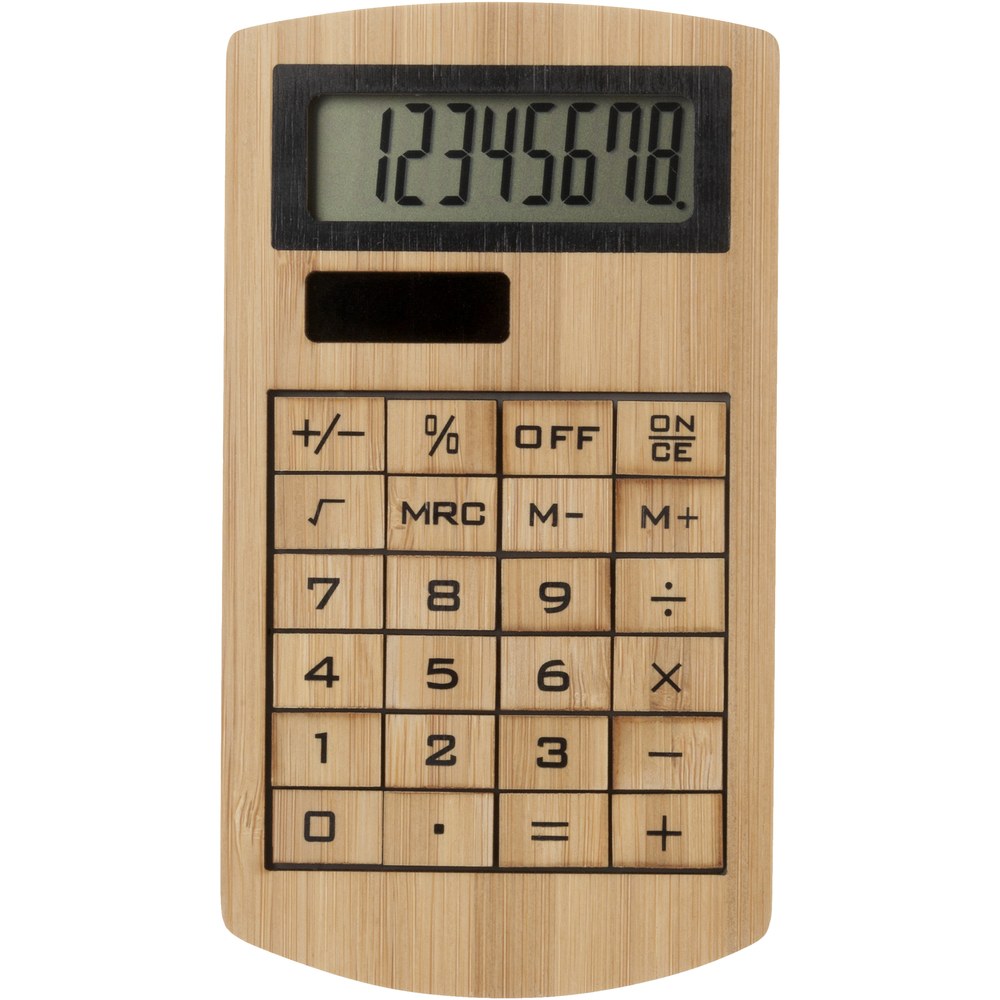 PF Concept 123428 - Kalkulator Eugene wykonany z bambusa