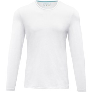 Elevate NXT 38018 - Męski T-shirt organiczny Ponoka z długim rękawem White