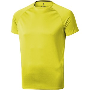 Elevate Life 39010 - Męski T-shirt Niagara z krótkim rękawem z dzianiny Cool Fit odprowadzającej wilgoć Neon Yellow