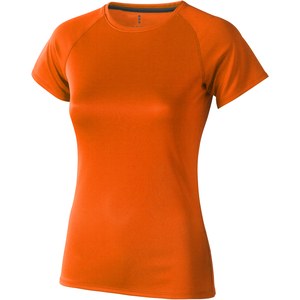Elevate Life 39011 - Damski T-shirt Niagara z krótkim rękawem z dzianiny Cool Fit odprowadzającej wilgoć Orange