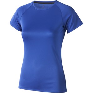 Elevate Life 39011 - Damski T-shirt Niagara z krótkim rękawem z dzianiny Cool Fit odprowadzającej wilgoć Pool Blue