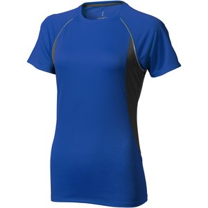 Elevate Life 39016 - Damski T-shirt Quebec z krótkim rękawem z dzianiny Cool Fit odprowadzającej wilgoć Pool Blue