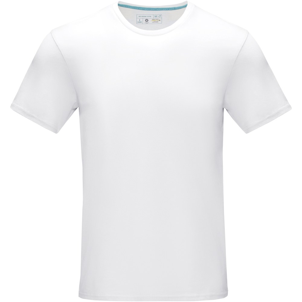 Elevate NXT 37506 - Męska koszulka organiczna Azurite z krótkim rękawem z certyfikatem GOTS
