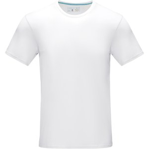 Elevate NXT 37506 - Męska koszulka organiczna Azurite z krótkim rękawem z certyfikatem GOTS White
