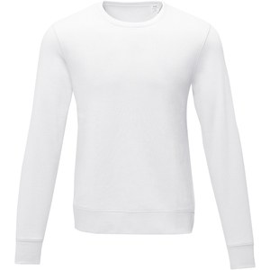 Elevate Essentials 38231 - Zenon męska bluza z okrągłym dekoltem  White