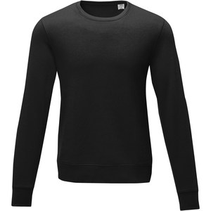 Elevate Essentials 38231 - Zenon męska bluza z okrągłym dekoltem  Solid Black