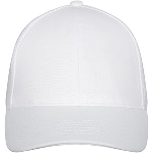 Elevate Life 38680 - 6-panelowa bawełniana czapka Drake z daszkiem typu trucker cap White