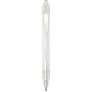 PF Concept 107746 - Długopis Alberni z PET z recyclingu Przezroczysty bezbarwny