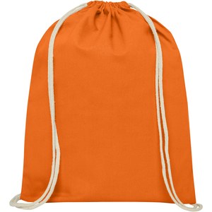 PF Concept 120575 - Plecak Oregon wykonany z bawełny o gramaturze 140 g/m² ze sznurkiem ściągającym Orange