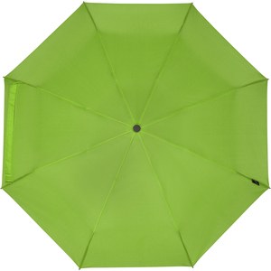 PF Concept 109145 - Składany wiatroodporny parasol 51 cm z PET z recyklingu Birgit Lime Green