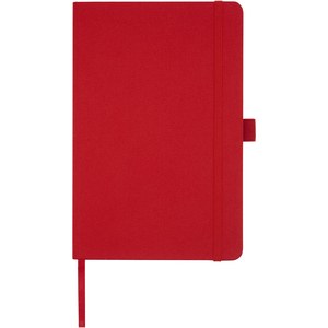 Marksman 107763 - Notatnik w formacie A5 z papieru z recyklingu z okładką z plastiku z recyklingu Honua Red