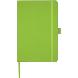 Marksman 107763 - Notatnik w formacie A5 z papieru z recyklingu z okładką z plastiku z recyklingu Honua Lime Green
