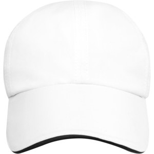 Elevate NXT 37517 - Morion dwukolorowa 6 panelowa czapka GRS z recyklingu o młodzieżowym kroju White